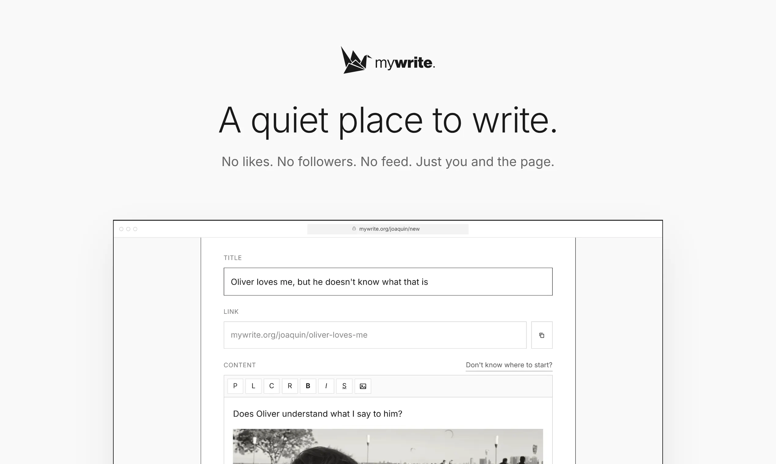 MyWrite gallery image