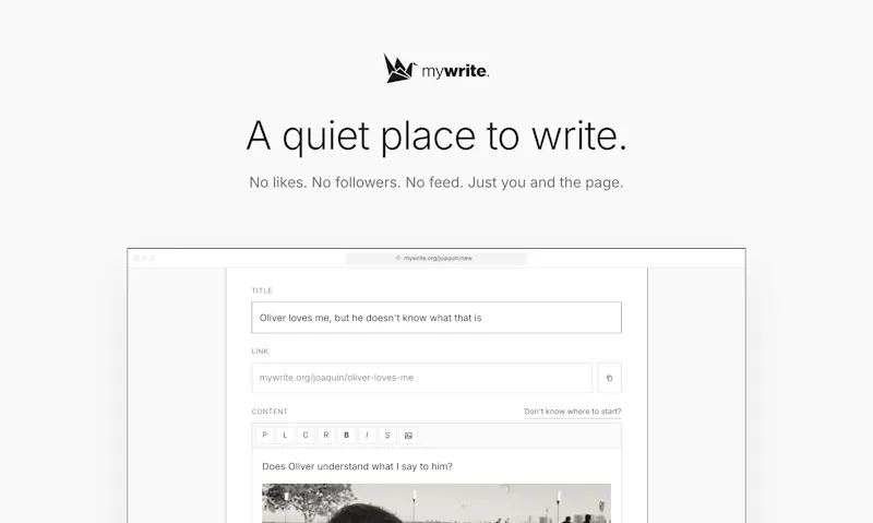 MyWrite screenshot 2