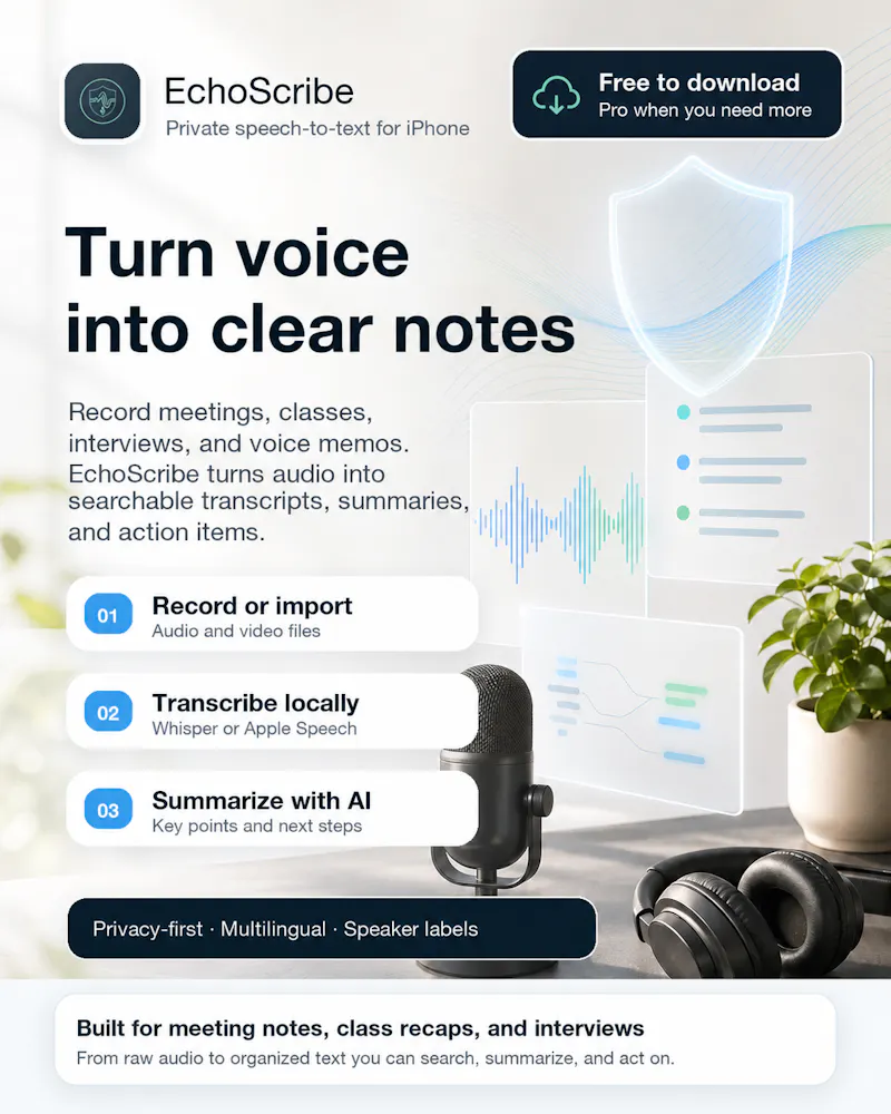 EchoScribe screenshot 1
