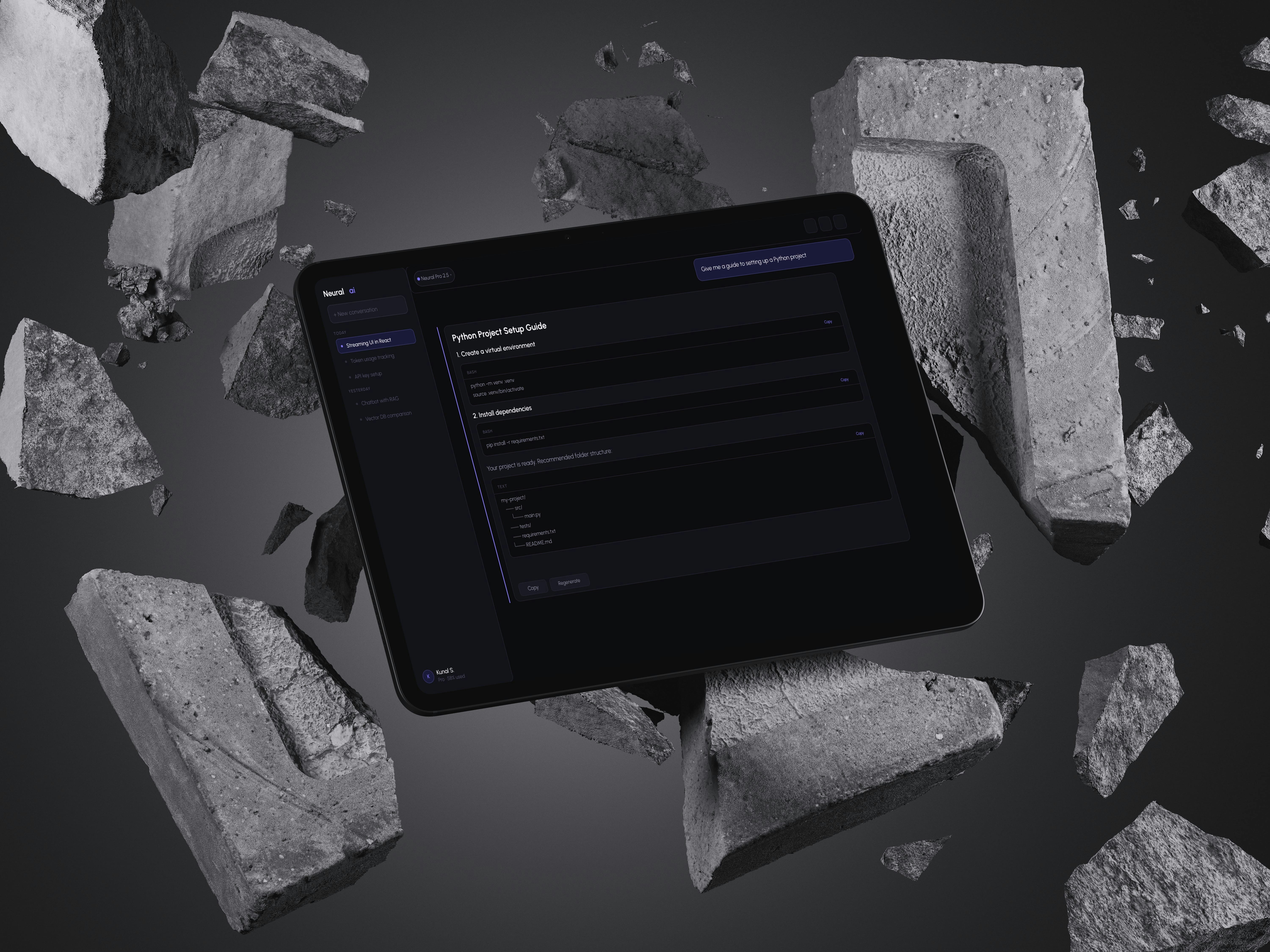 NEURAL — AI UI Kit gallery image