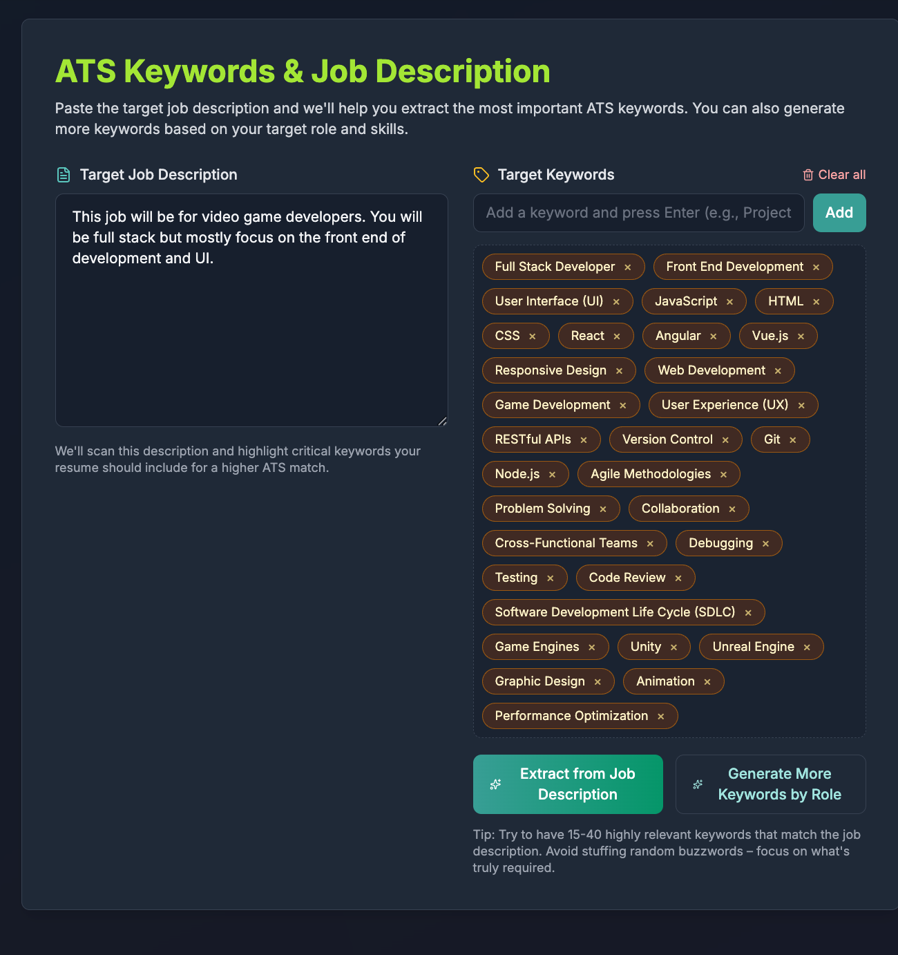 Smart ATS Resume screenshot 6