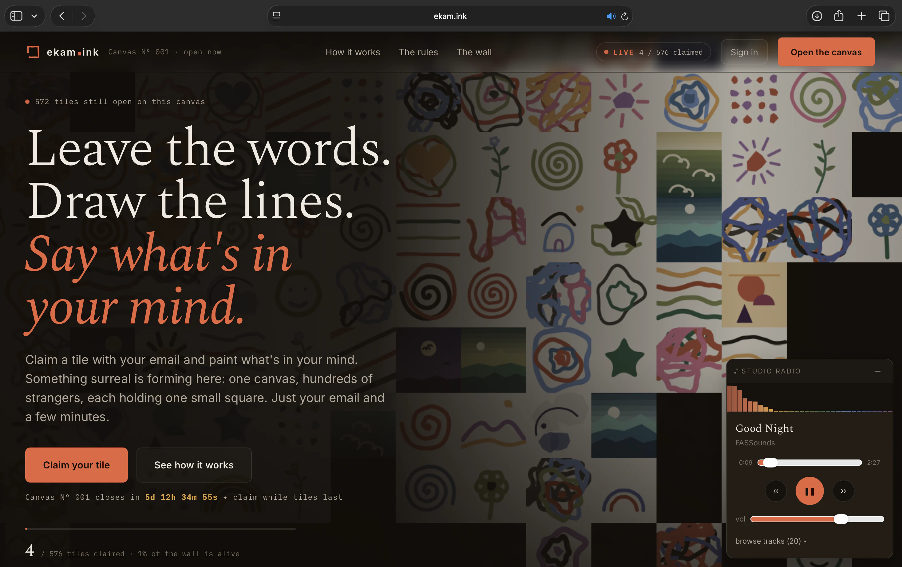 ekam.ink screenshot 1