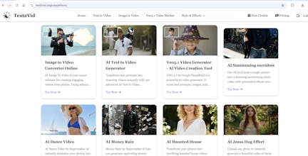 Text2Vid gallery image