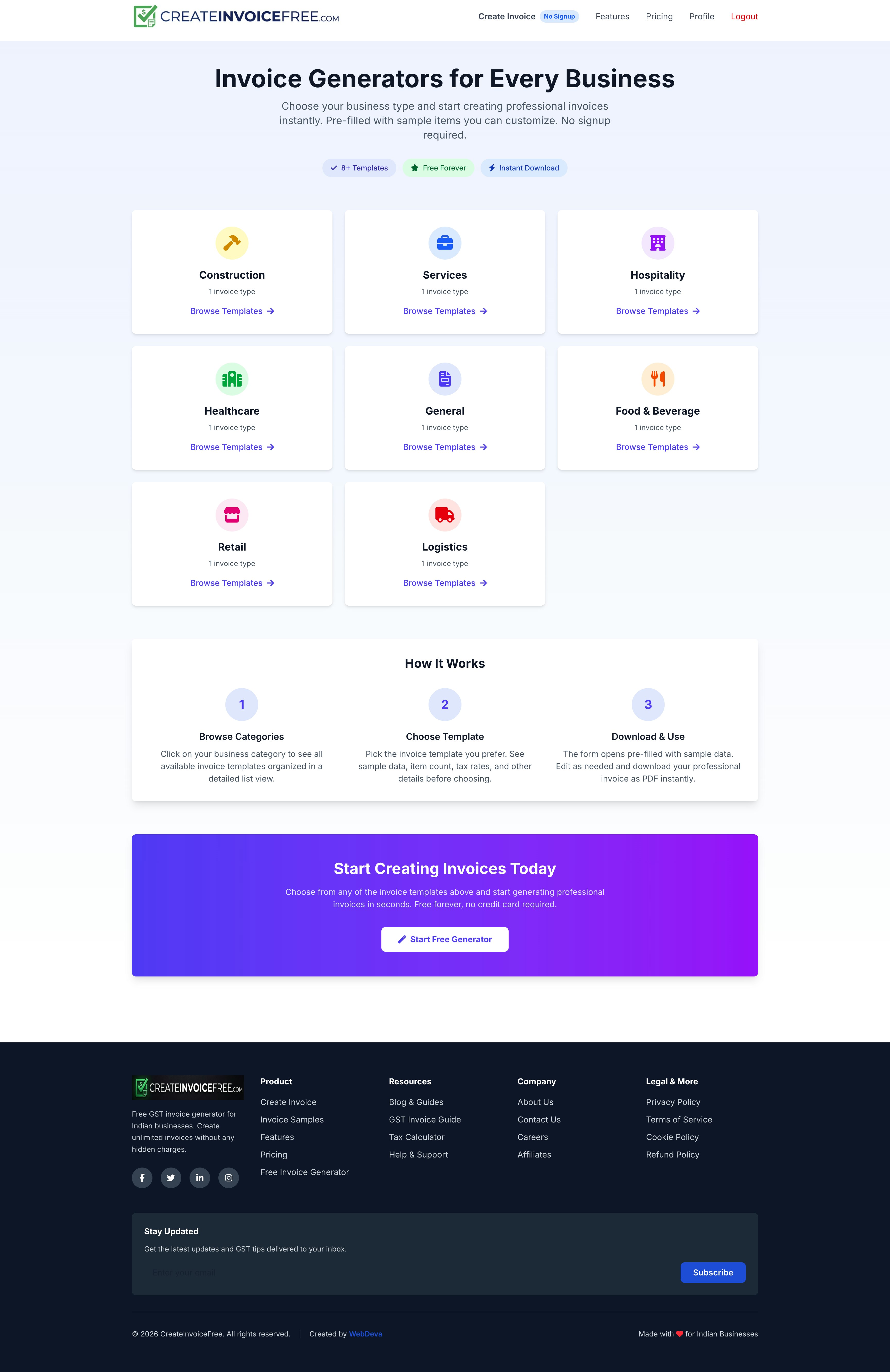 CreateInvoiceFree gallery image
