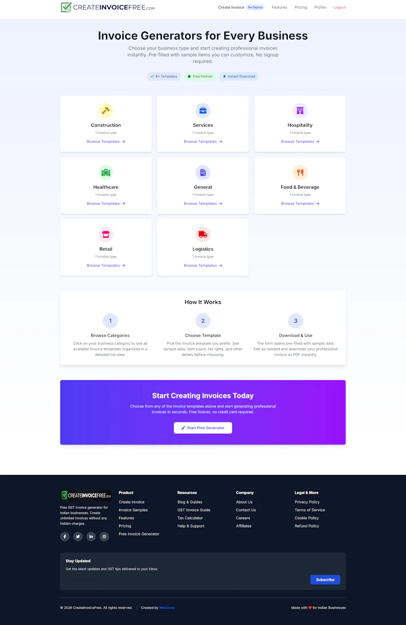 CreateInvoiceFree screenshot 4