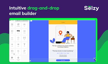 مجموعة من المحترفين يناقشون ويُبدعون في استراتيجيات التسويق عبر البريد الإلكتروني باستخدام Selzy.