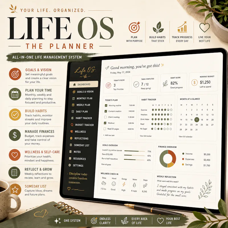 Life OS | The Viral Notion Planner screenshot 3