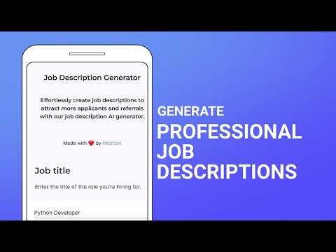Job Description Generator gallery image