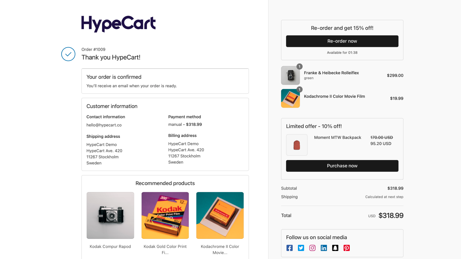 HypeCart for Shopify gallery image