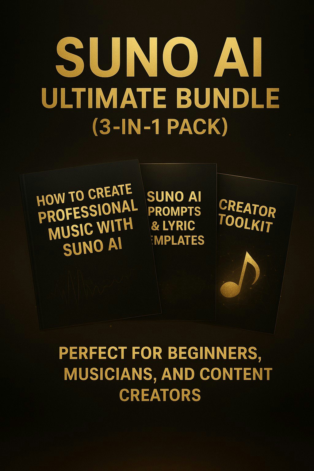 Suno AI Prompt Pack  Supercharge Your AI logo