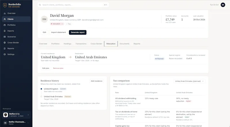 Borderfolio for Advisors screenshot 6