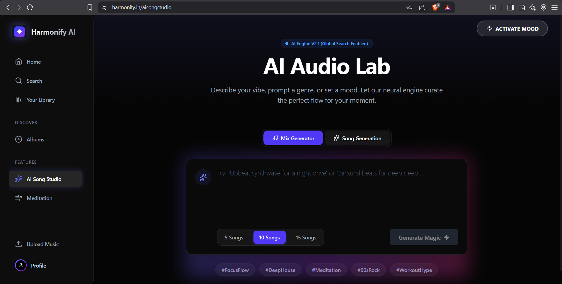 Harmonify Music AI gallery image