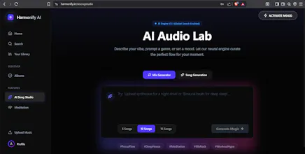 Harmonify Music AI gallery image
