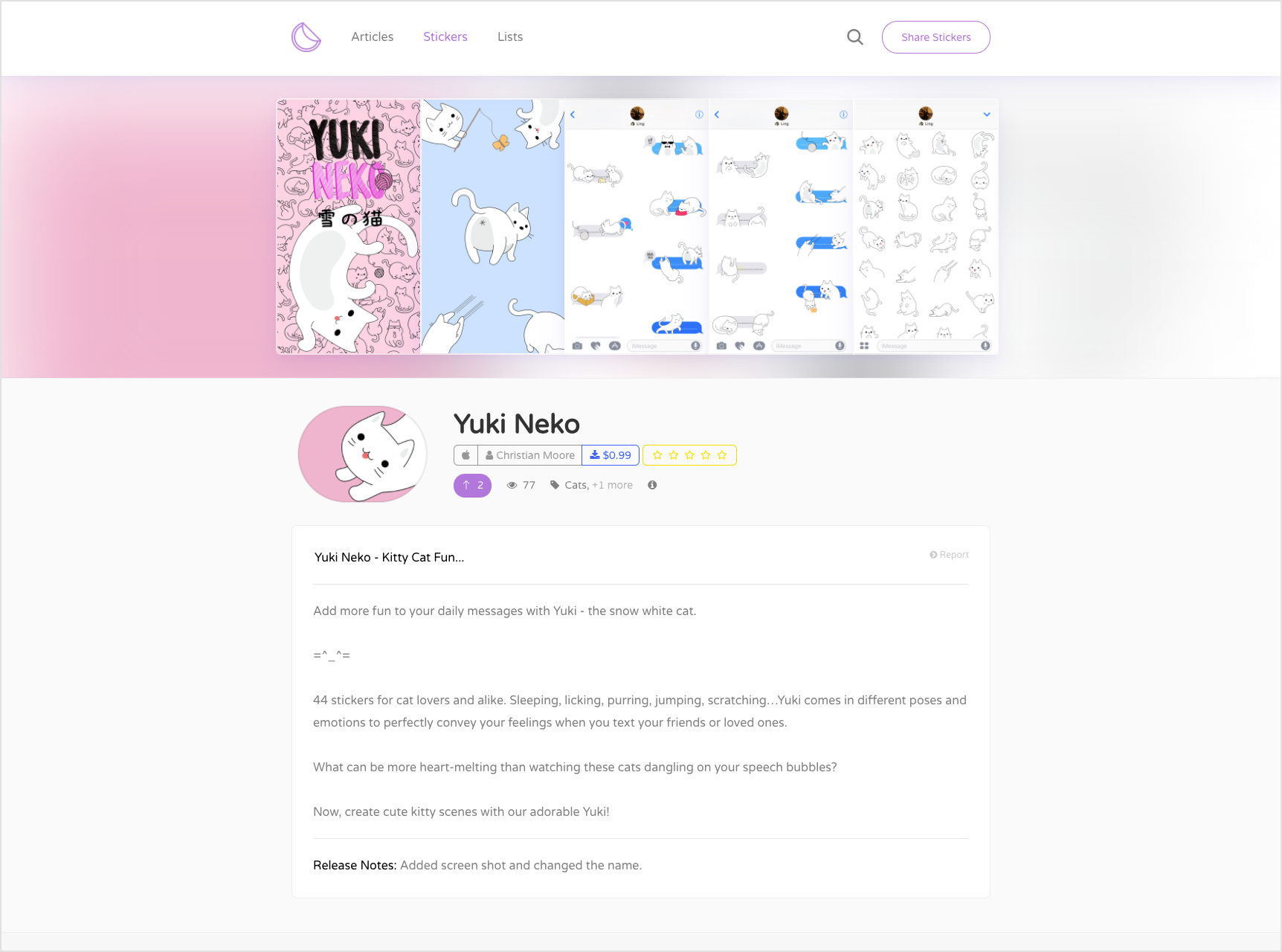 Sticker List Image