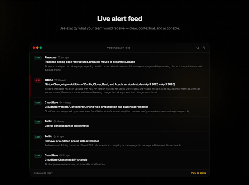 Versionveil screenshot 3