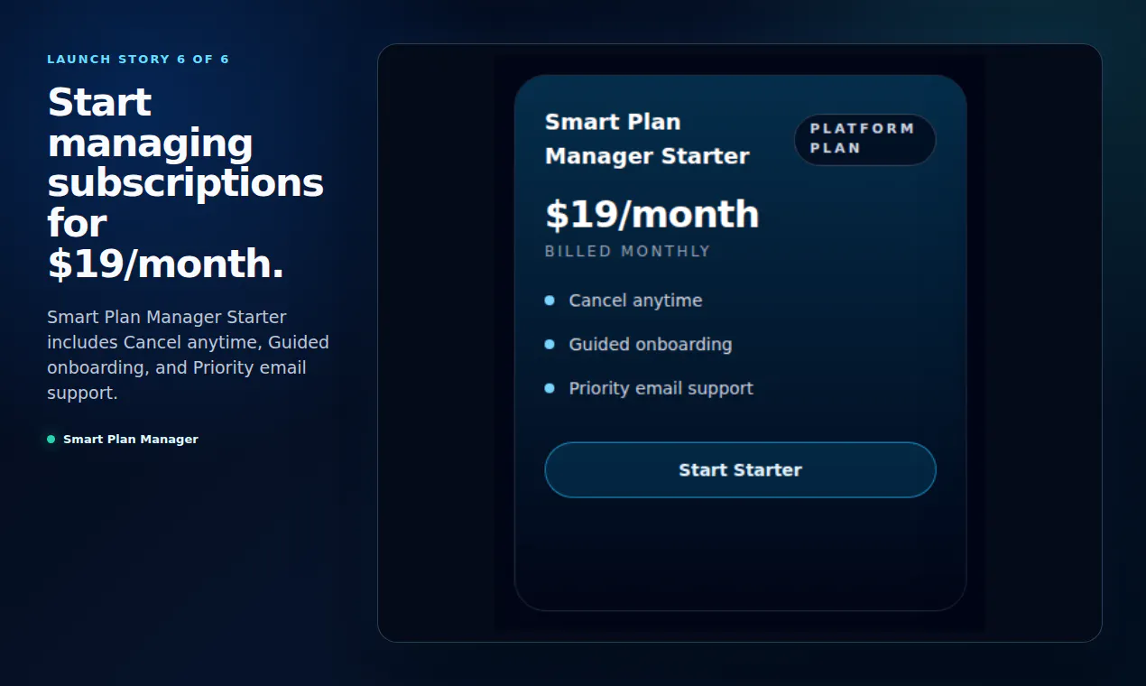 Smart Plan Manager gallery image