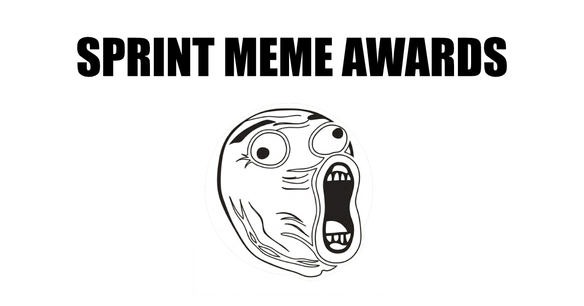 Sprint Meme Awards - Main product screenshot demonstrating key features and user interface