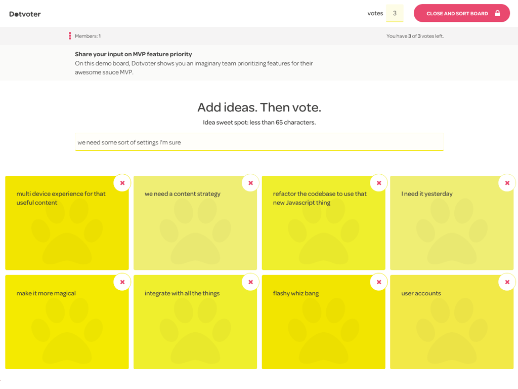 Dotvoter gallery image