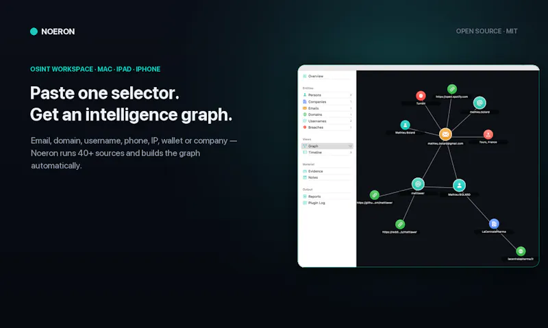 Noeron screenshot 2