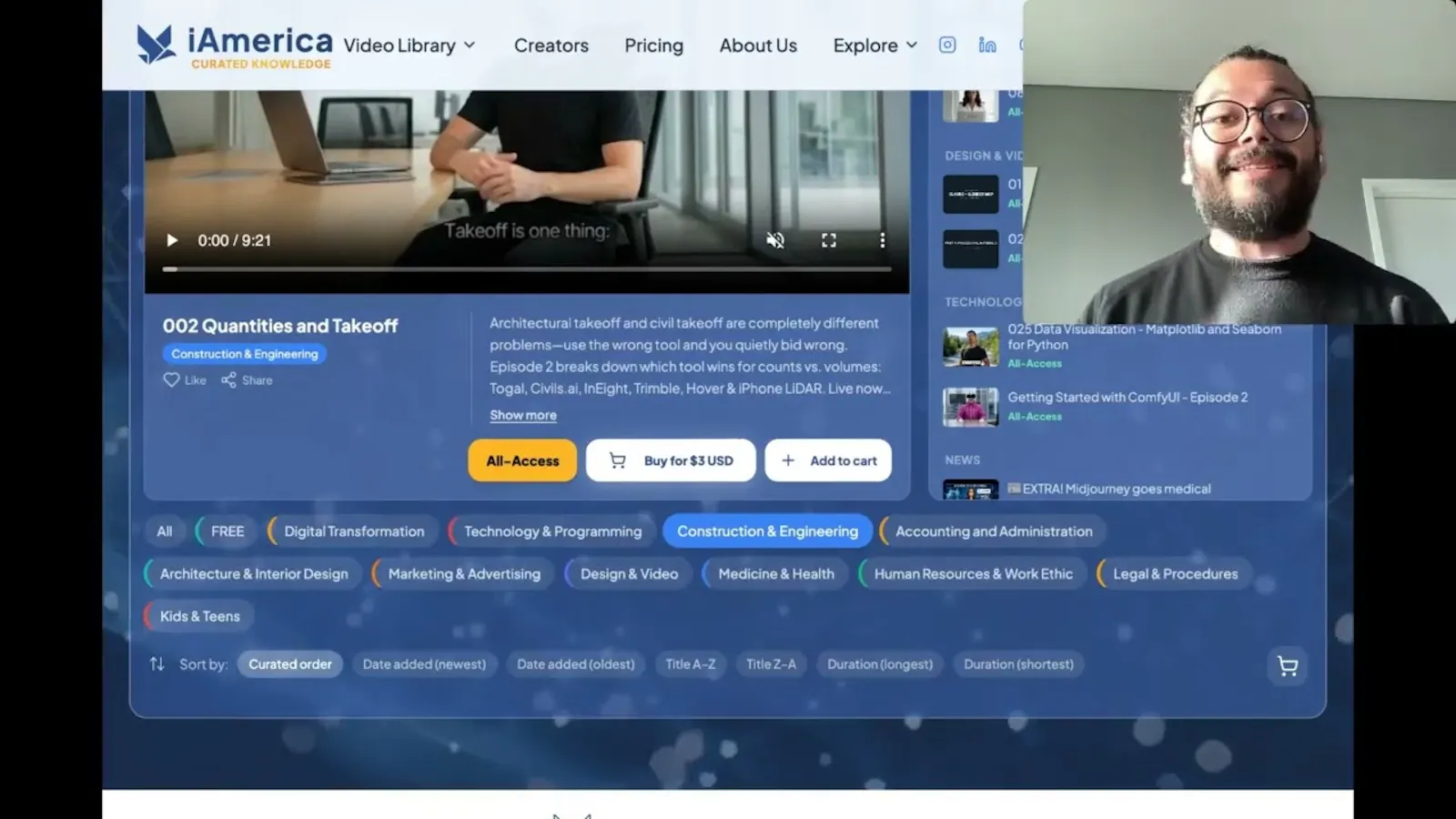 iAmerica App  screenshot 1 (video preview)