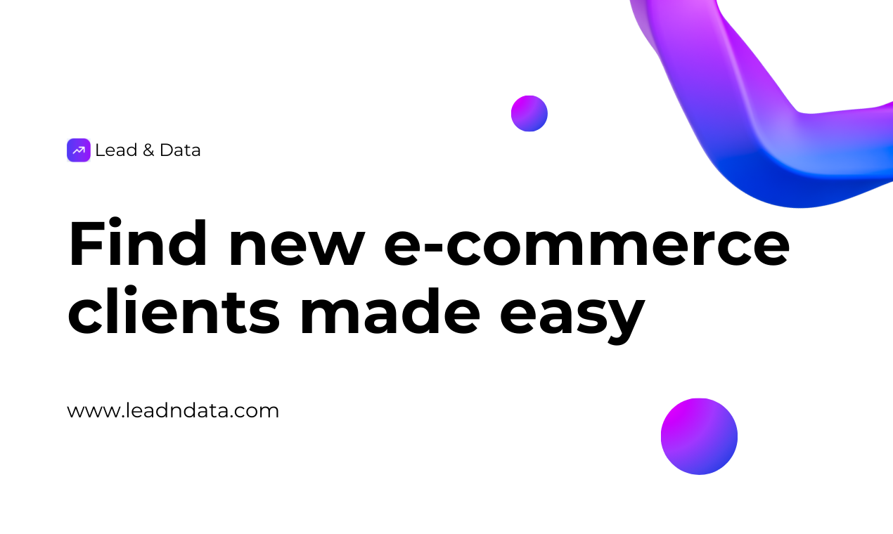 Lead & Daten - Echtzeit-Feed von New Shopify Stores mit einer Erfolgsbewertung. Medien 1
