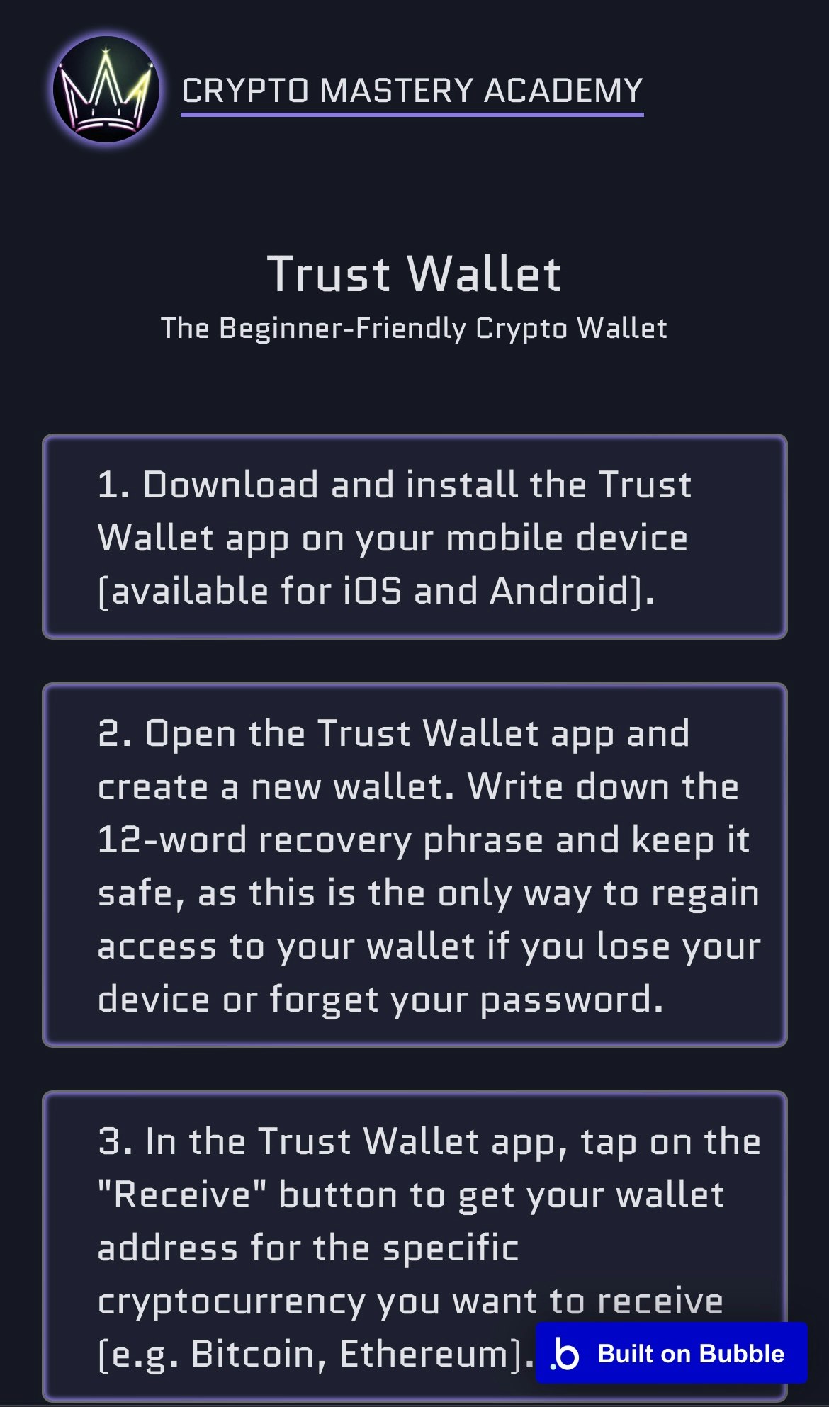Crypto Mastery Academy media 6