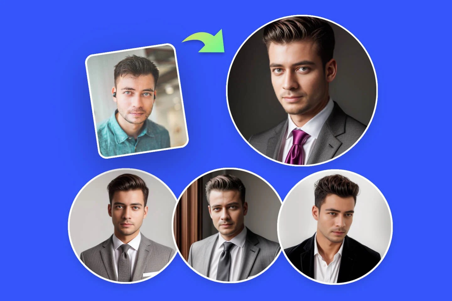 Fotor AI Headshot Jeneratör - Ücretsiz AI Headshot Jeneratörü: Profesyonel Kabağı Oluşturun. medya 1