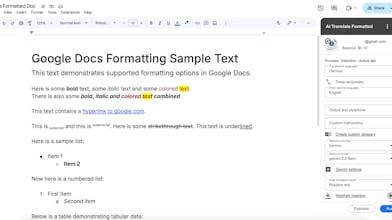 AI Translate Formatted gallery image