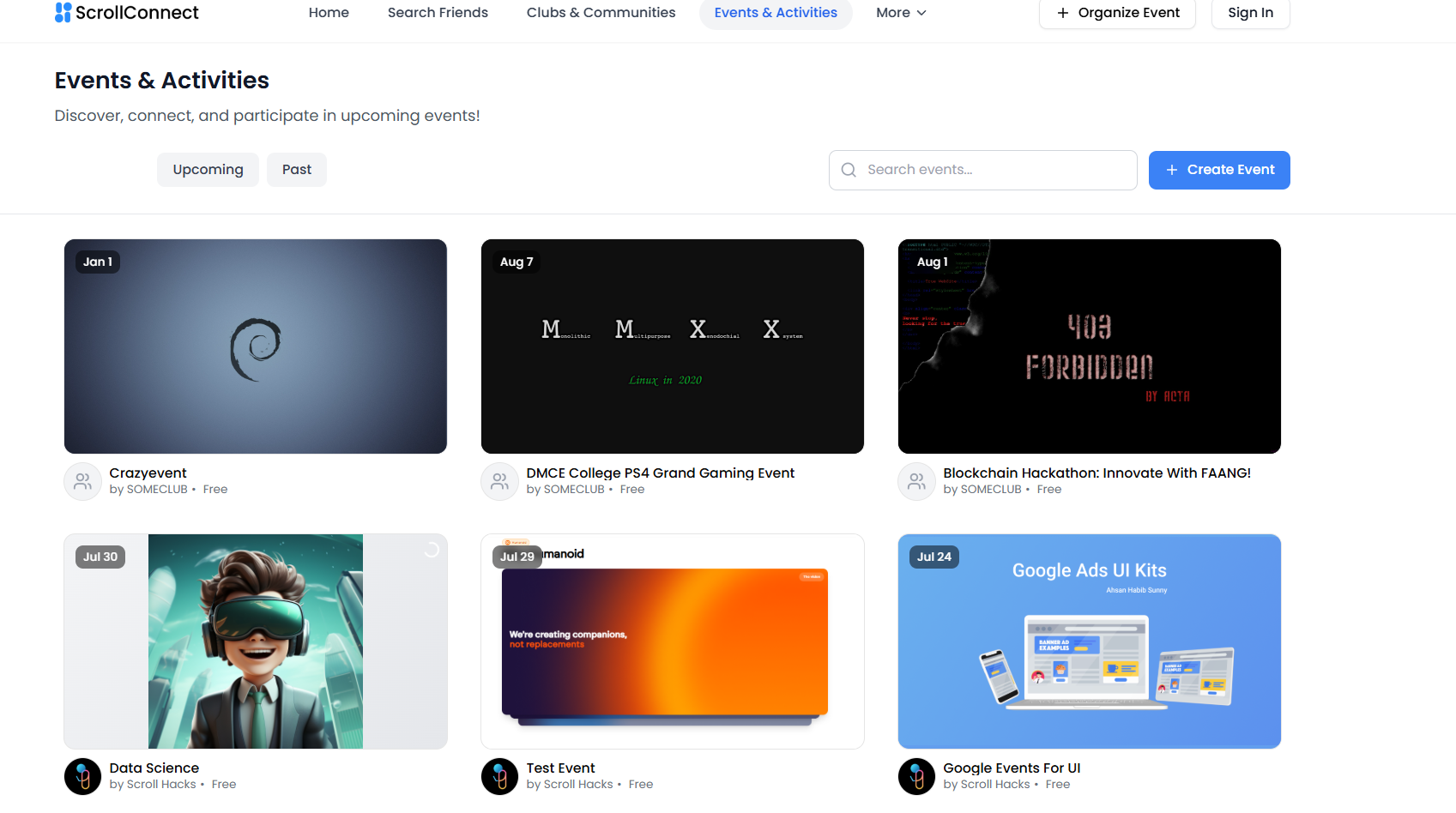 ScrollConnect gallery image