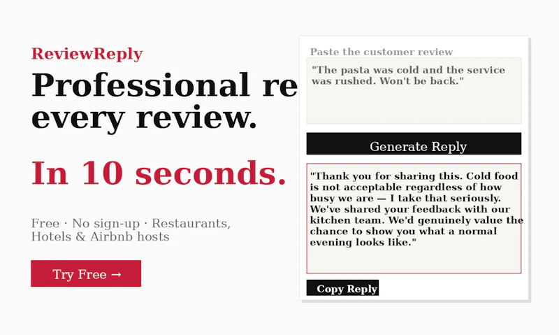 ReviewReply screenshot 1