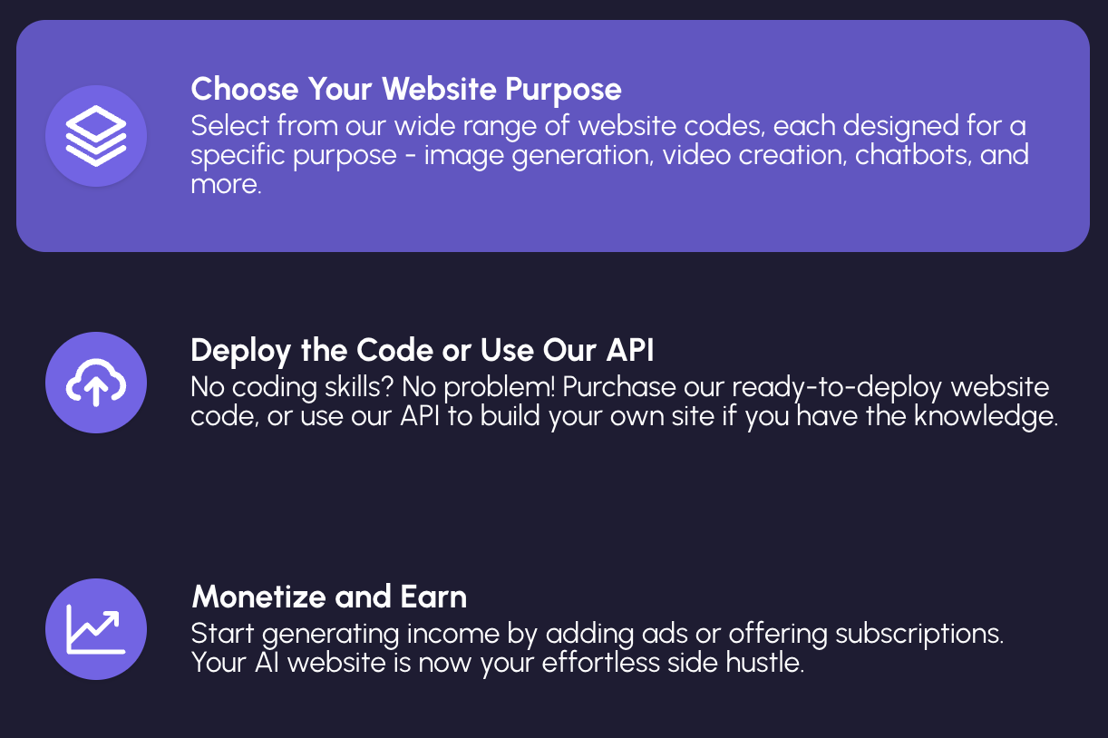 nocoding ai - 毫不费力地部署AI网站并产生简单的收入媒体4
