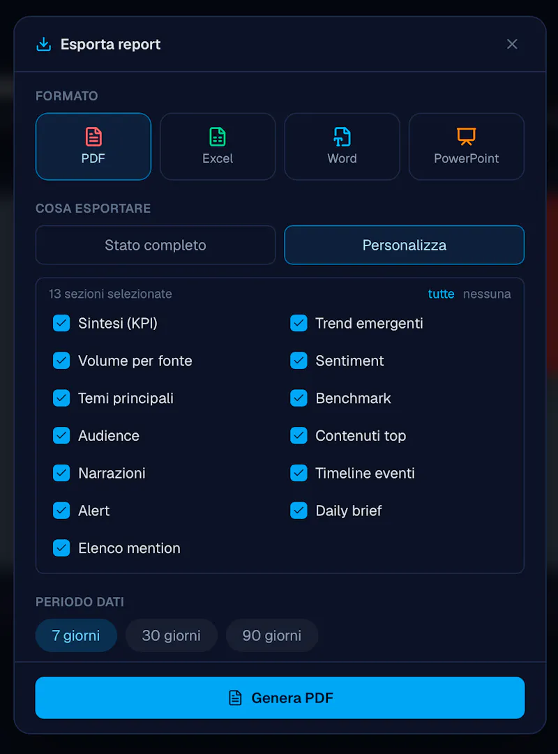 Radar – Open Source Media Intelligence screenshot 4