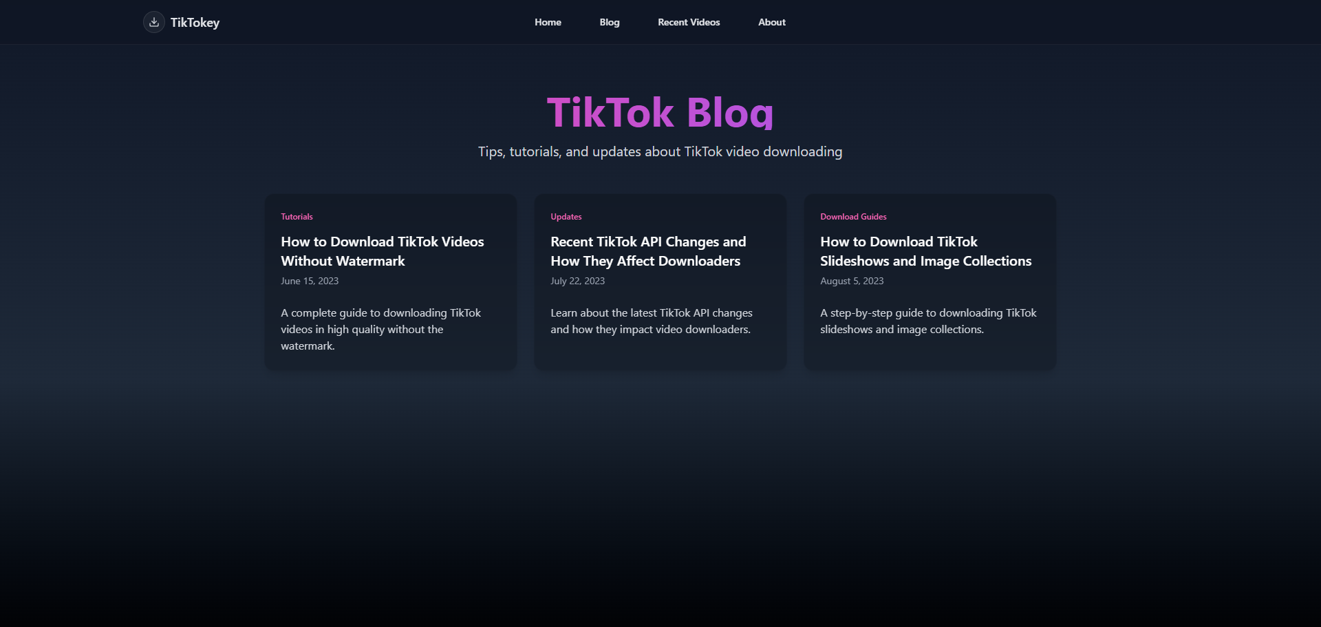 Tiktokya - Laden Sie Tiktok -Videos ohne Wasserzeichen herunter Medien 3