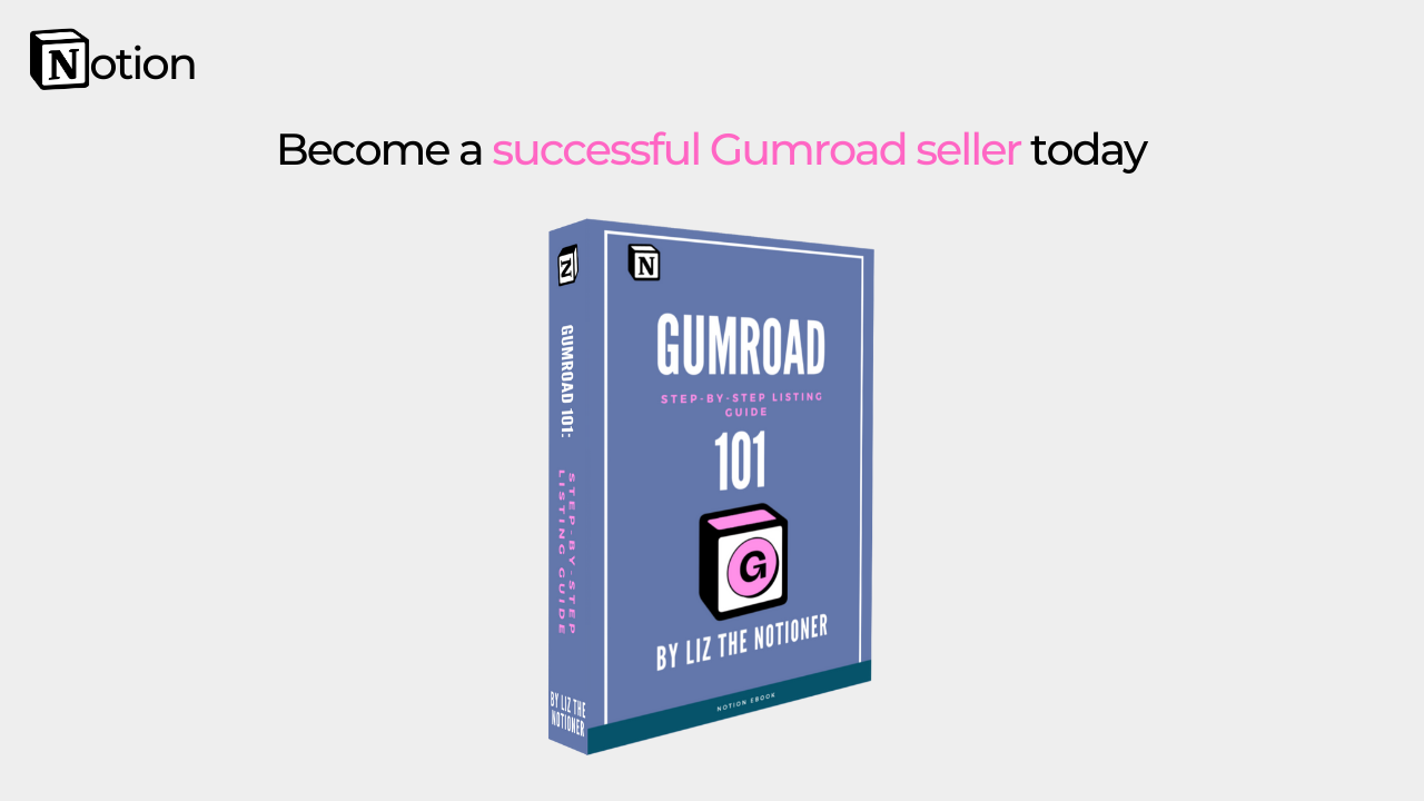 Gumroad 101: электронная книга понятия - Пошаговое руководство по листингу медиа 1