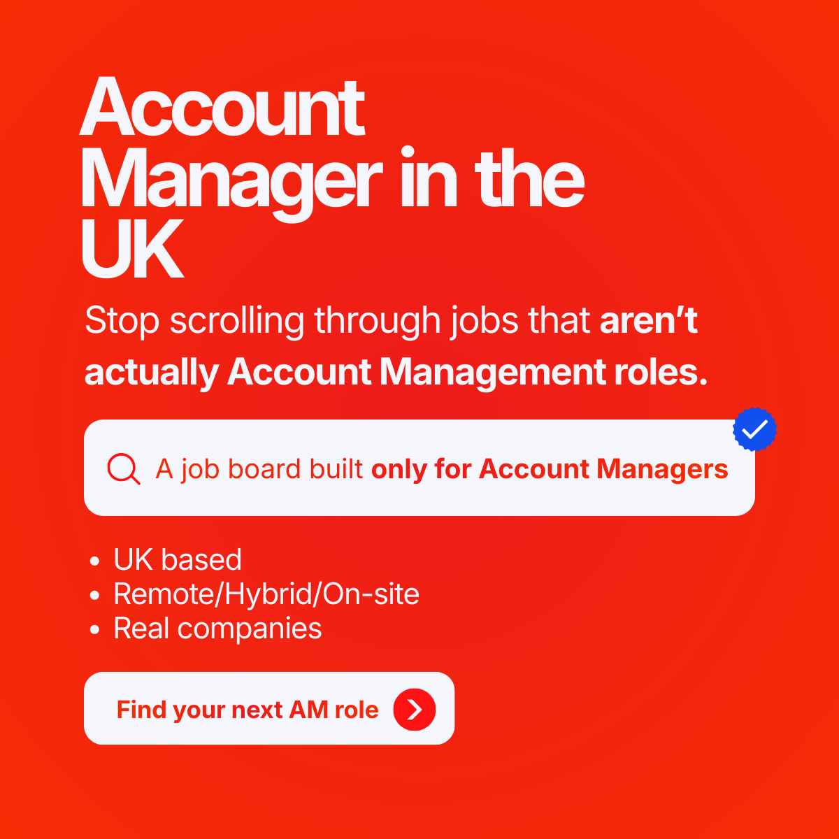 Account Manager Jobs - Main product screenshot demonstrating key features and user interface