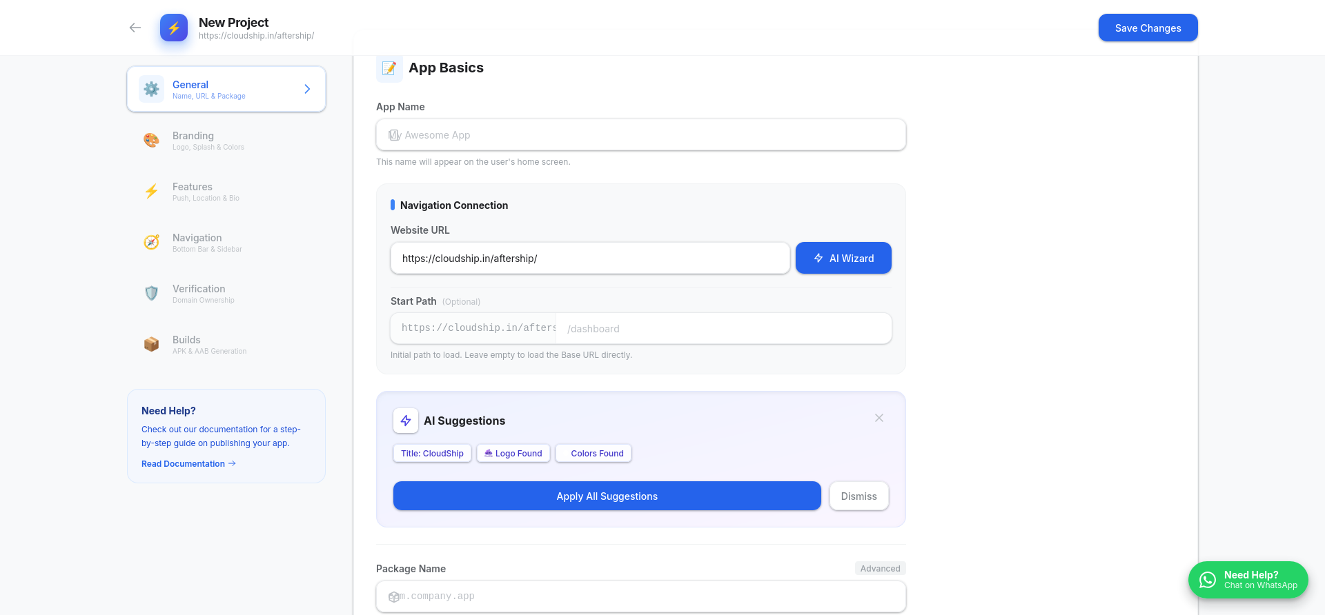 AppifyWeb24 - Screenshot 2 showing product features and functionality
