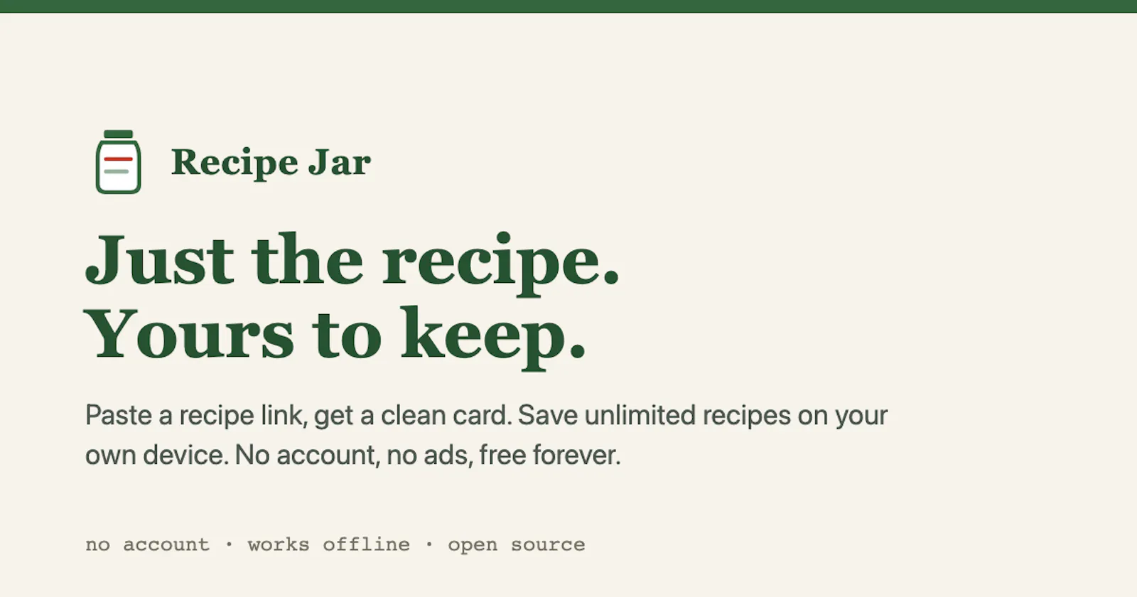 Recipe Jar screenshot 2