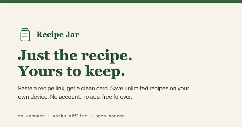 Recipe Jar screenshot 2