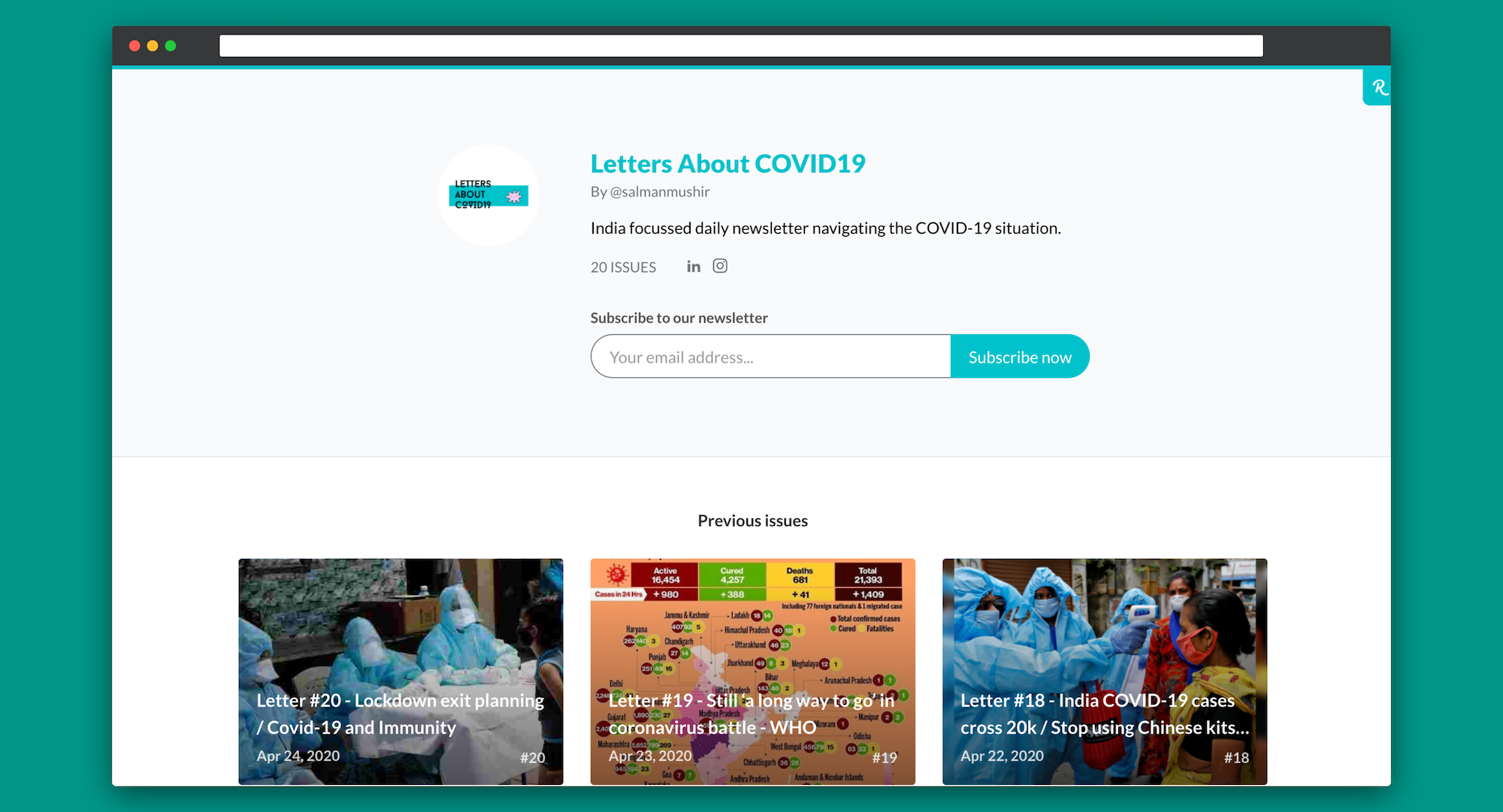 Letters About COVID19 gallery image