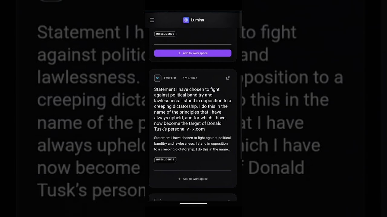 Lumina Dashboard-AI Trend finder  gallery image