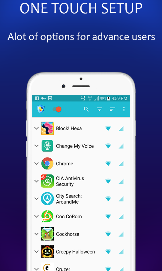 CIA Noroot Firewall - Firewall for Android gallery image