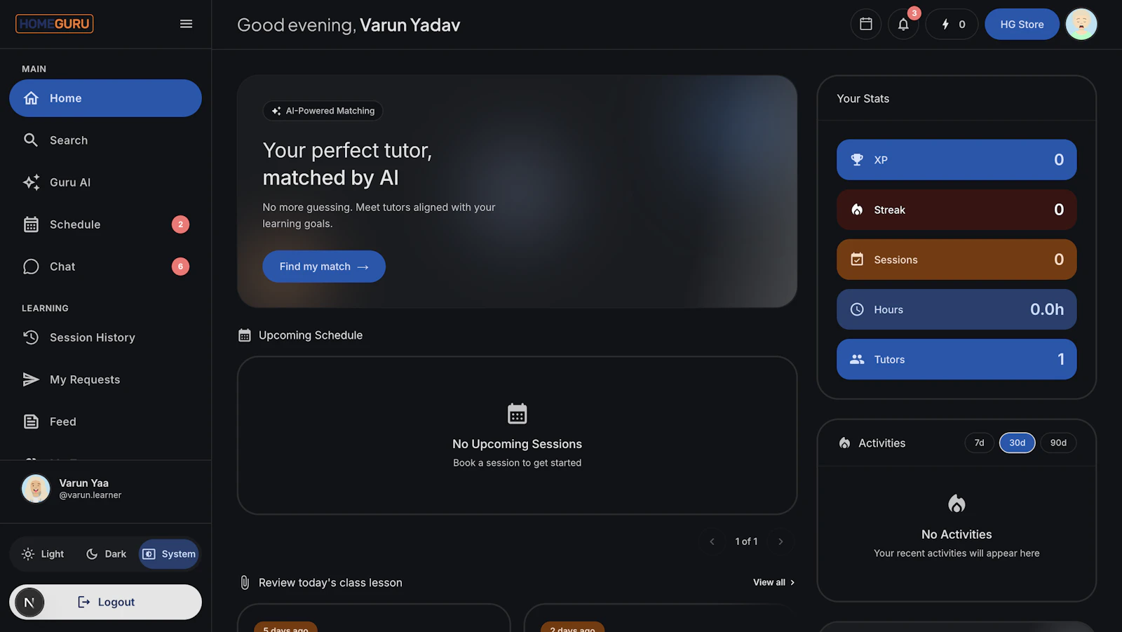 HomeGuru - Connecting Learner to Tutors screenshot 2