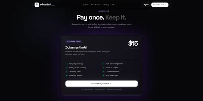 DokumentkoAI screenshot 2