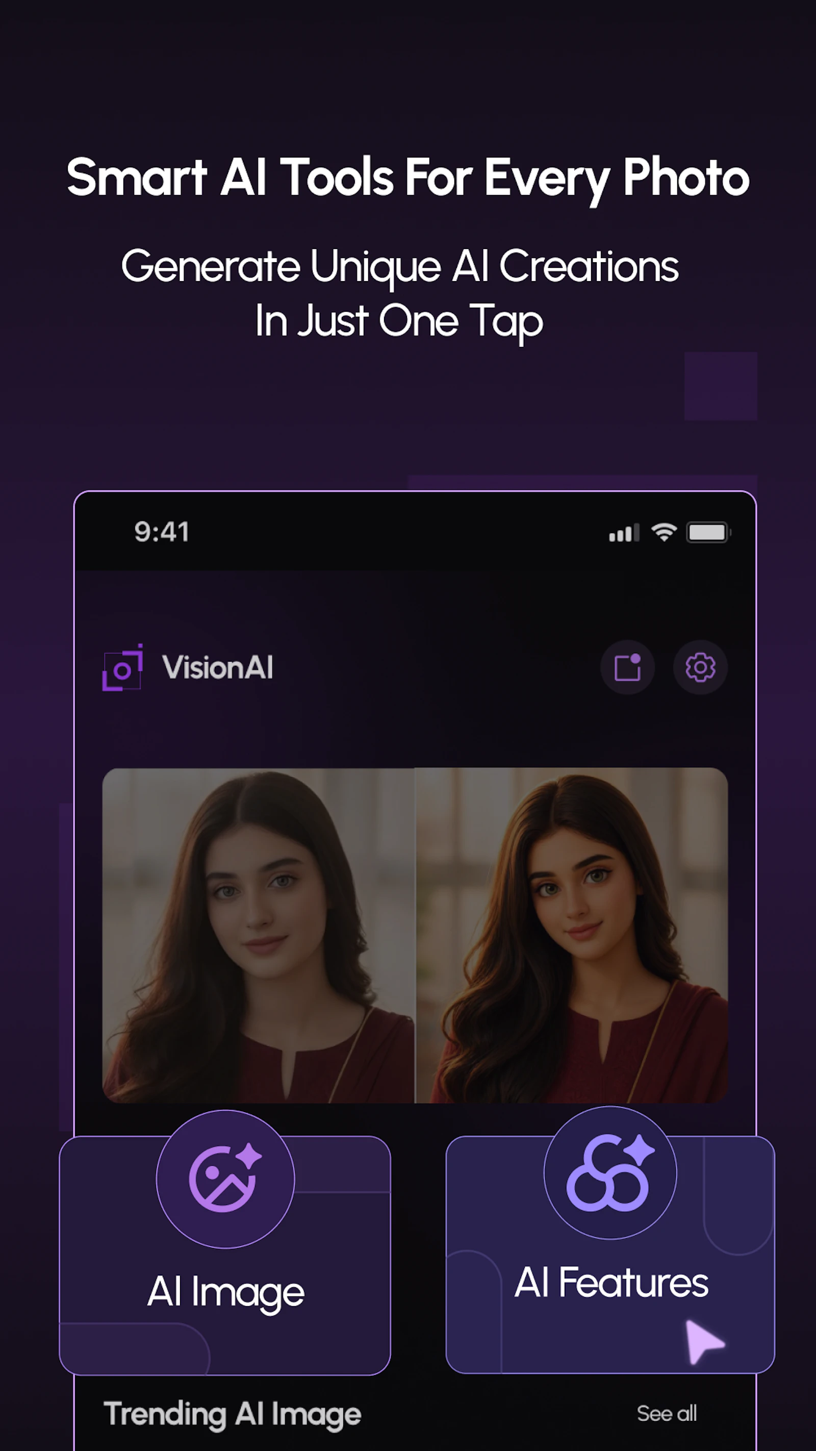 Vision AI - AI Photo & Avatar Generator screenshot 2
