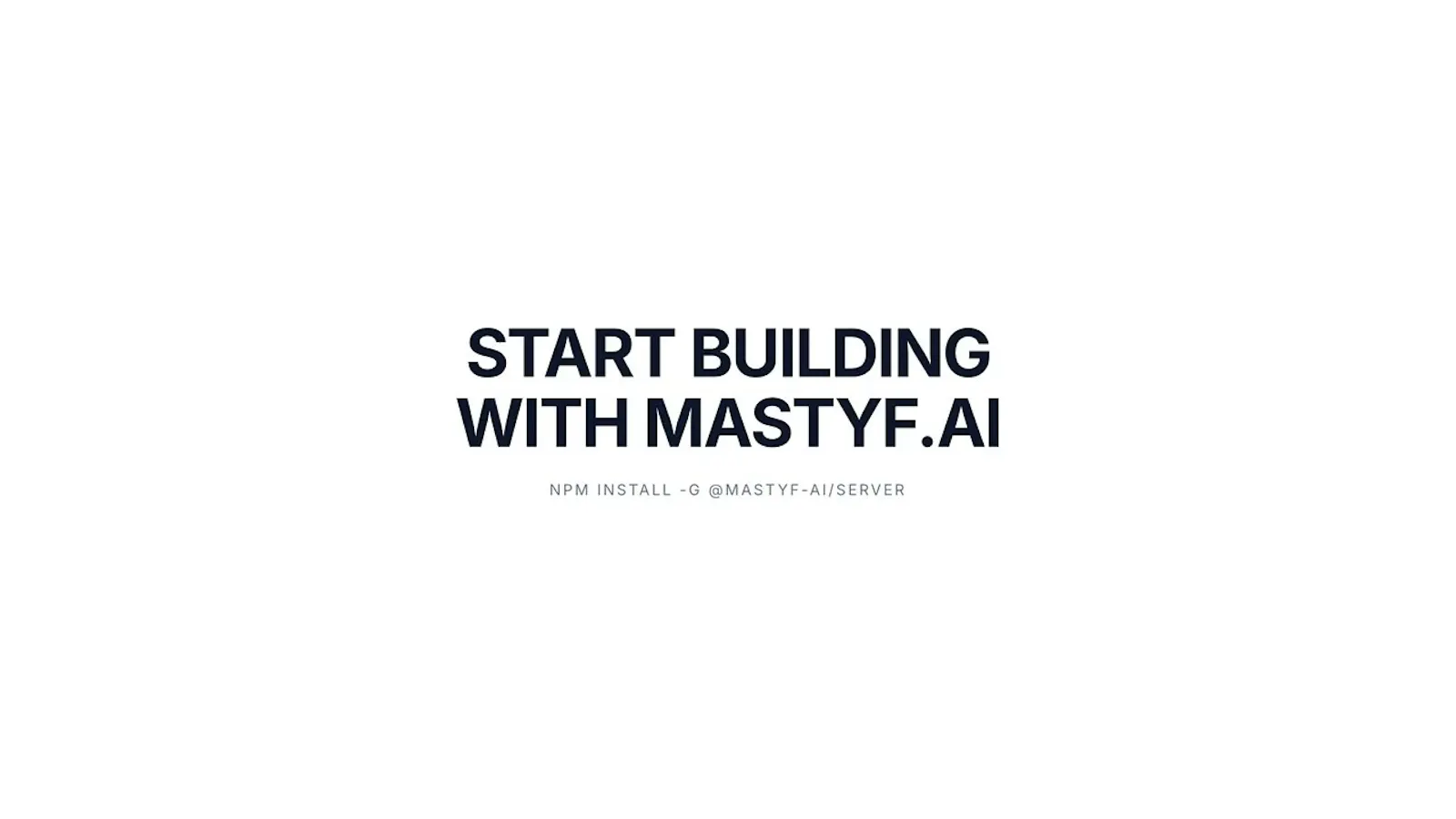 Mastyf.ai screenshot 1 (video preview)
