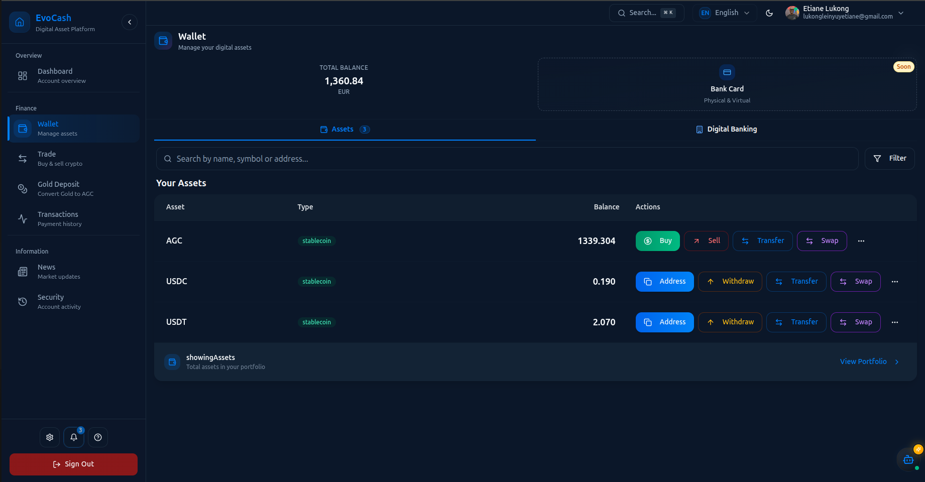 EvoCash Platform gallery image