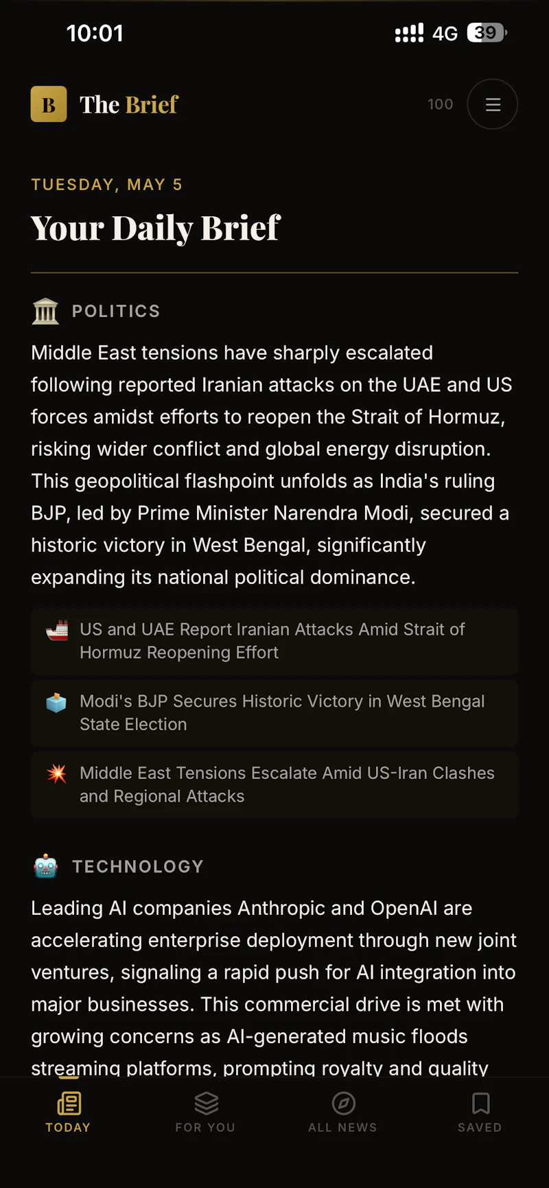 The Brief screenshot 2