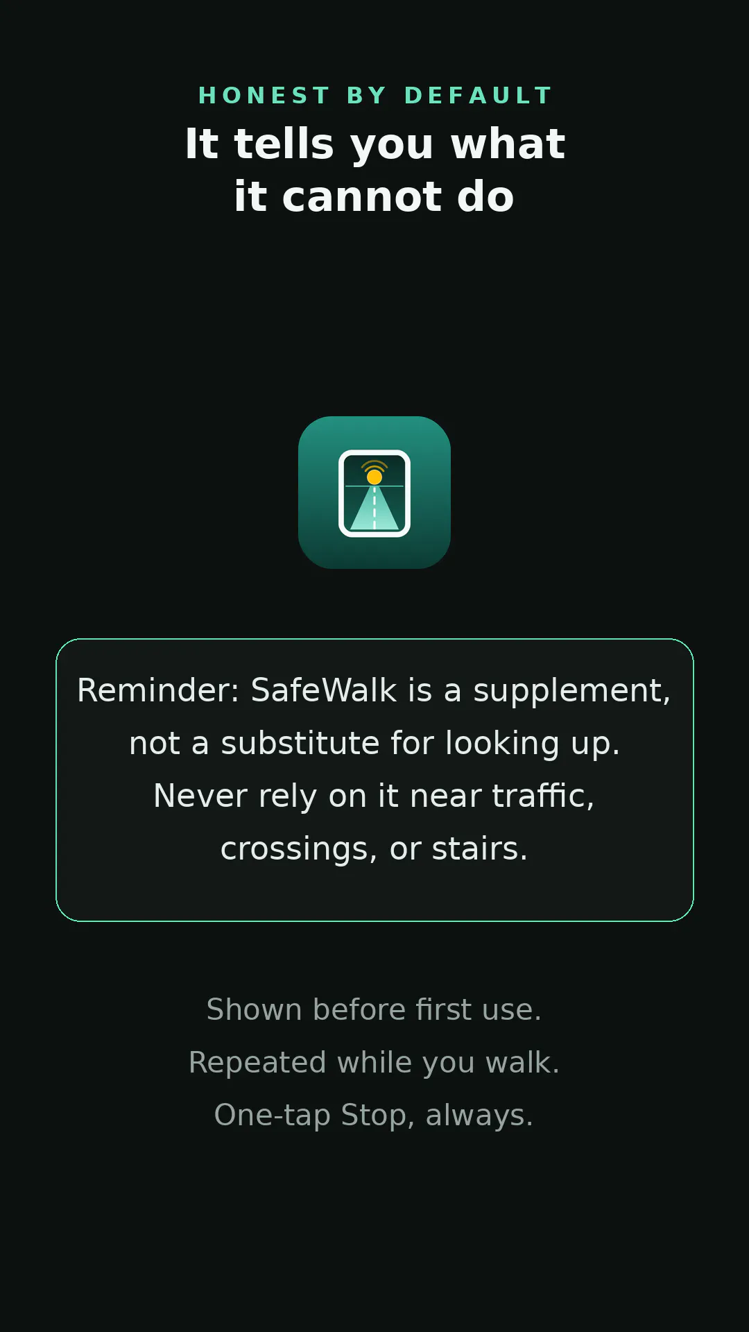 SafeWalk Mirror gallery image