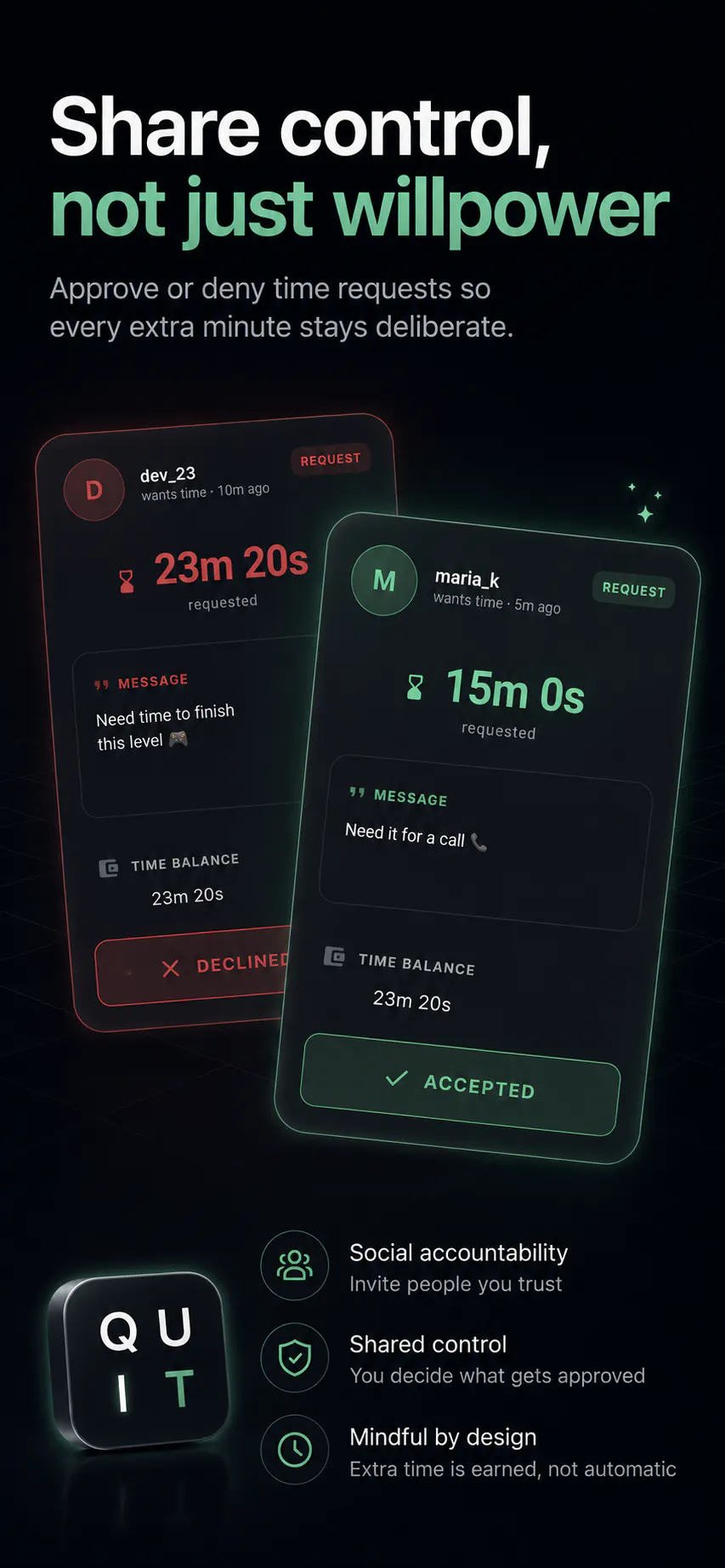 QUIT DOOMSCROLLING & Gamble screen Time gallery image