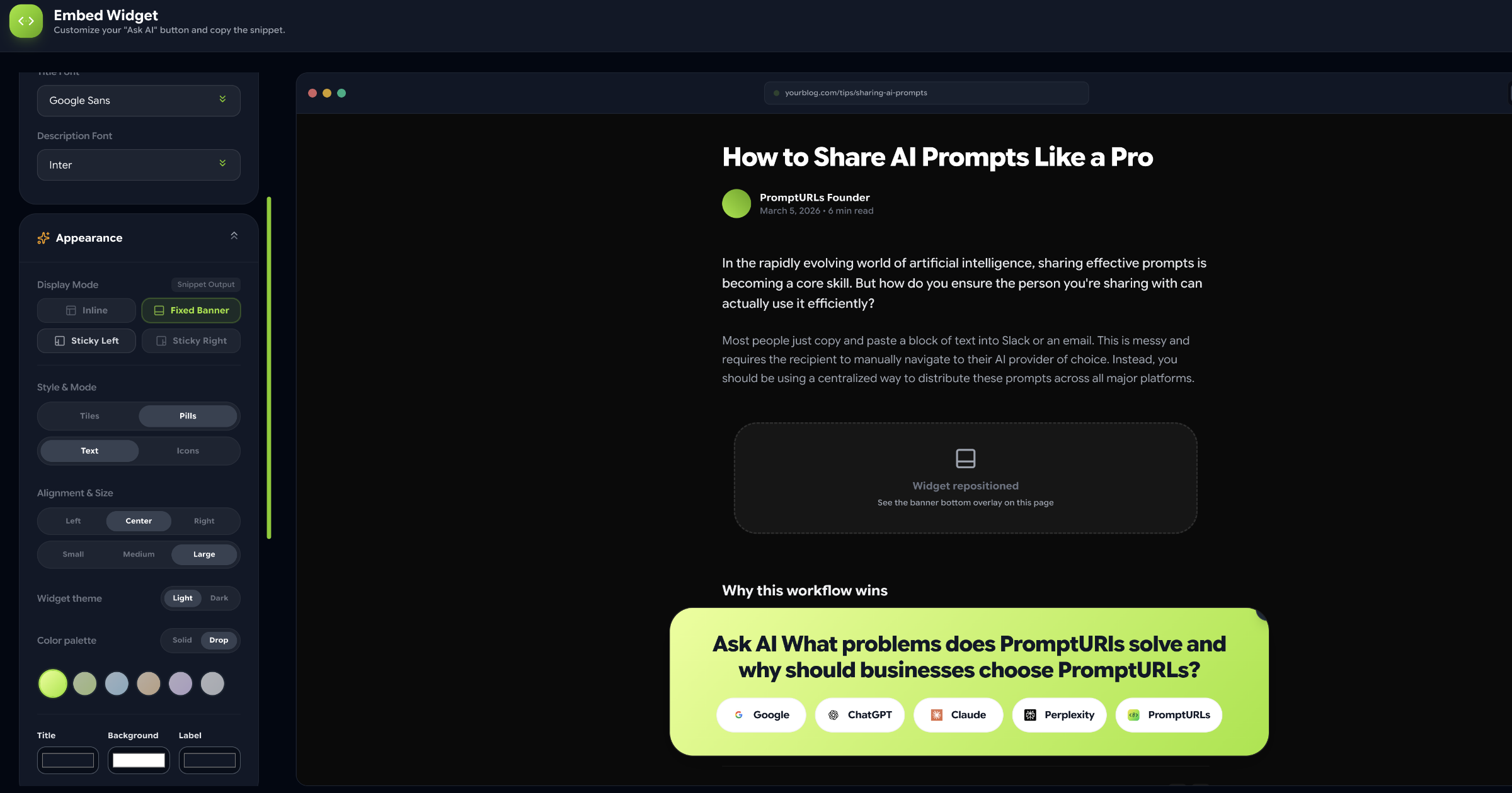 PromptURLs 2.0 gallery image